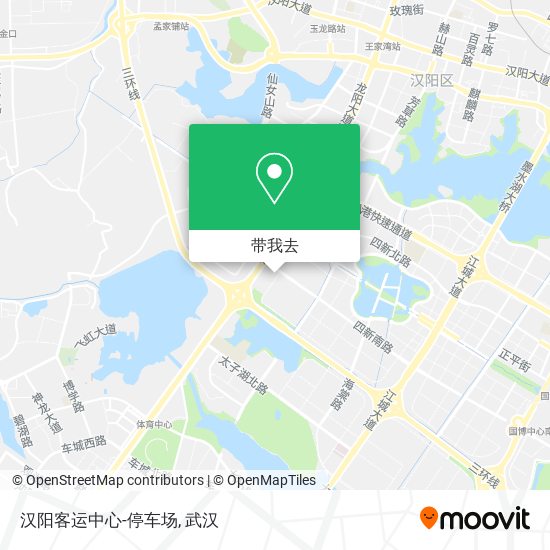 汉阳客运中心-停车场地图