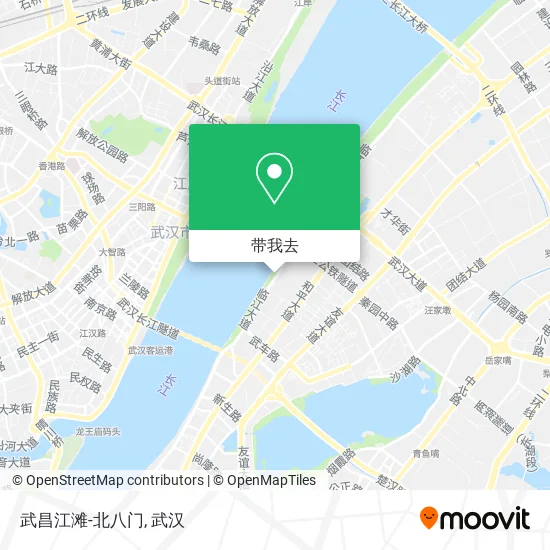 武昌江滩-北八门地图