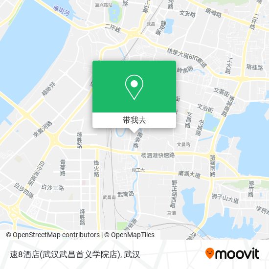 速8酒店(武汉武昌首义学院店)地图