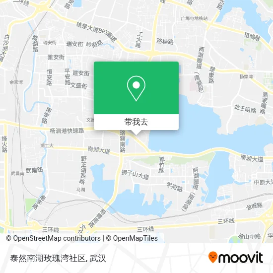 泰然南湖玫瑰湾社区地图