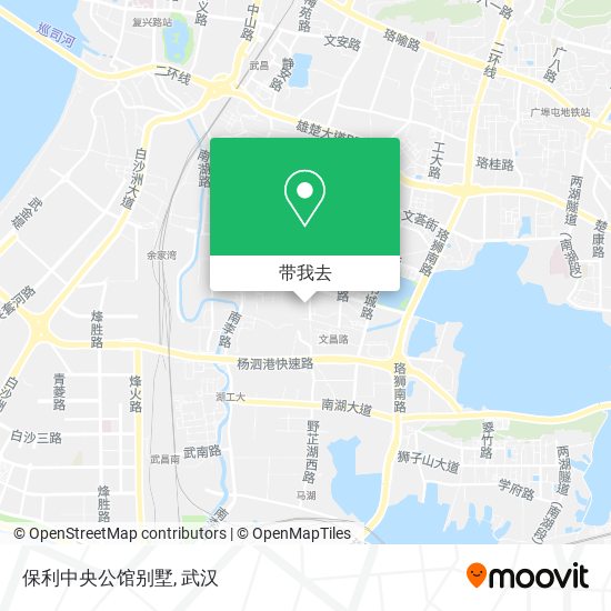 保利中央公馆别墅地图