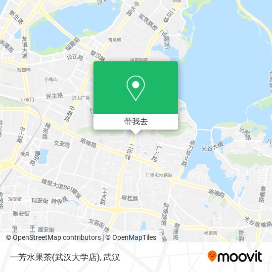 一芳水果茶(武汉大学店)地图