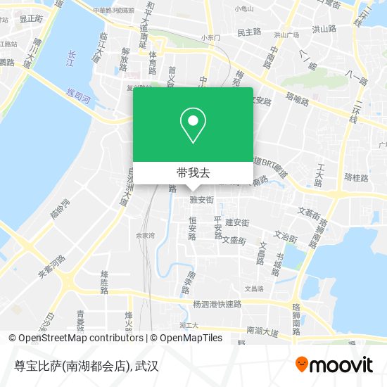 尊宝比萨(南湖都会店)地图