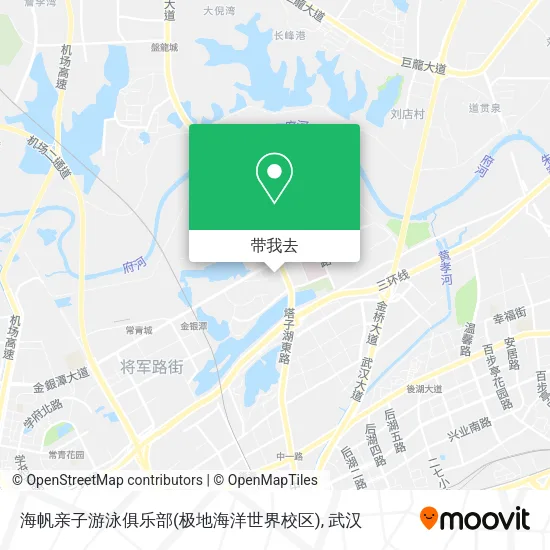 海帆亲子游泳俱乐部(极地海洋世界校区)地图