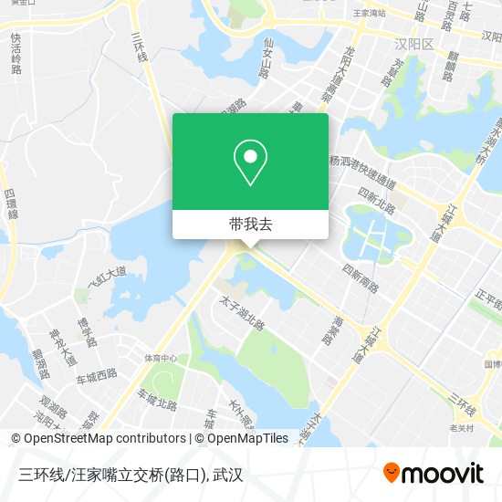 三环线/汪家嘴立交桥(路口)地图