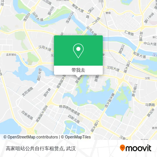 高家咀站公共自行车租赁点地图
