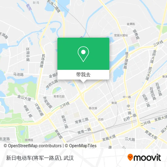 新日电动车(将军一路店)地图