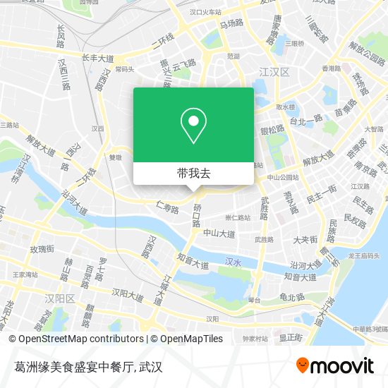 葛洲缘美食盛宴中餐厅地图