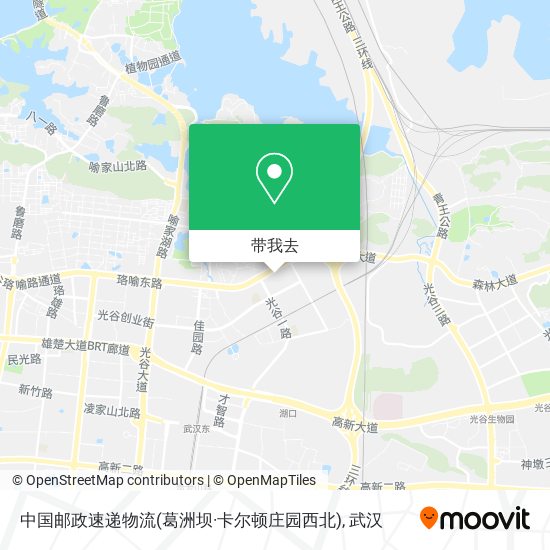 中国邮政速递物流(葛洲坝·卡尔顿庄园西北)地图