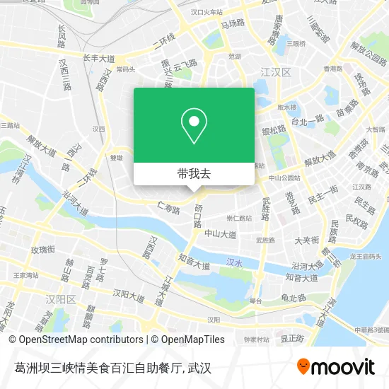 葛洲坝三峡情美食百汇自助餐厅地图