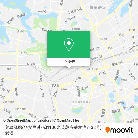 菜鸟驿站(华安里过涵洞100米芙蓉兴盛柏润路32号)地图