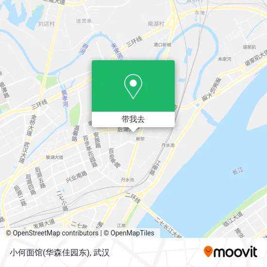 小何面馆(华森佳园东)地图