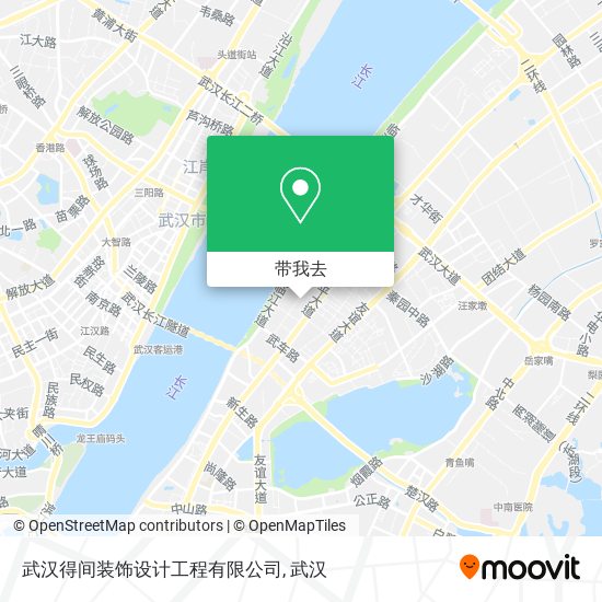 武汉得间装饰设计工程有限公司地图