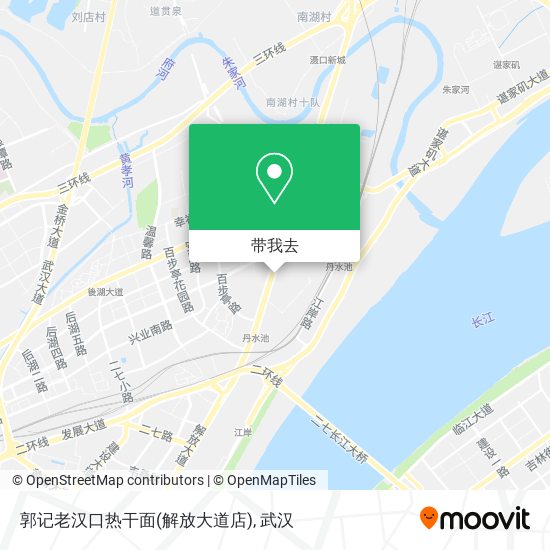 郭记老汉口热干面(解放大道店)地图