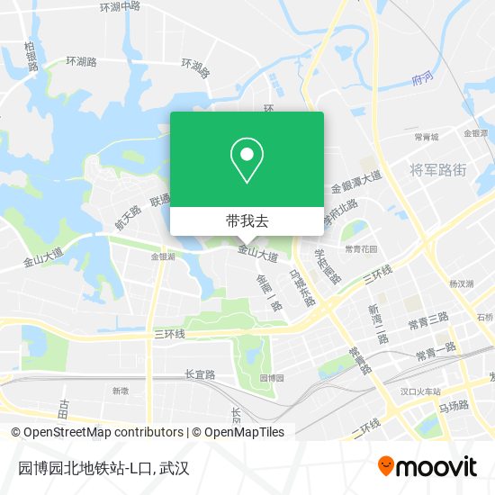园博园北地铁站-L口地图