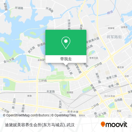 迪黛妮美容养生会所(东方马城店)地图