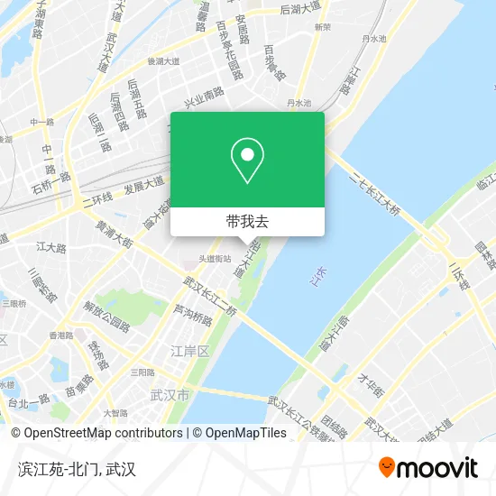滨江苑-北门地图