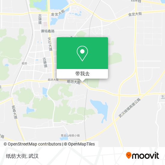 纸纺大街地图