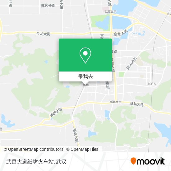 武昌大道纸坊火车站地图