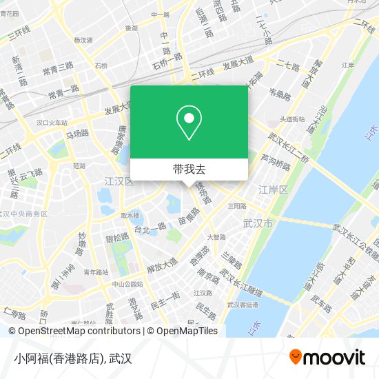 小阿福(香港路店)地图