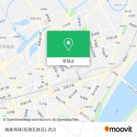 杨家风味(后湖五路店)地图