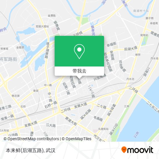 本来鲜(后湖五路)地图
