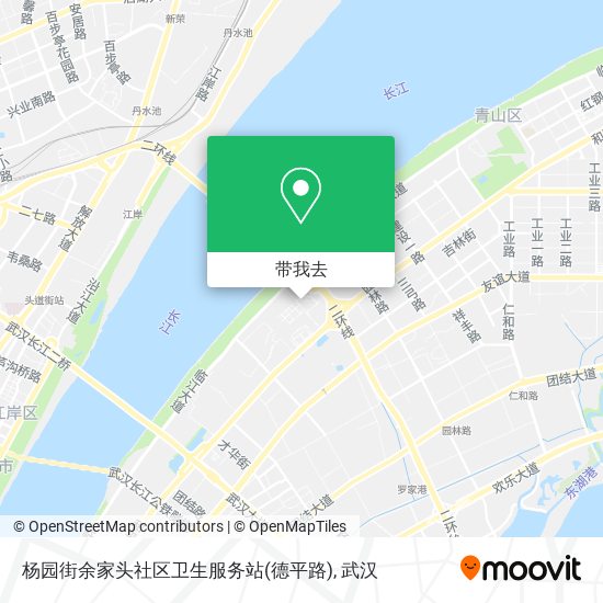 杨园街余家头社区卫生服务站(德平路)地图