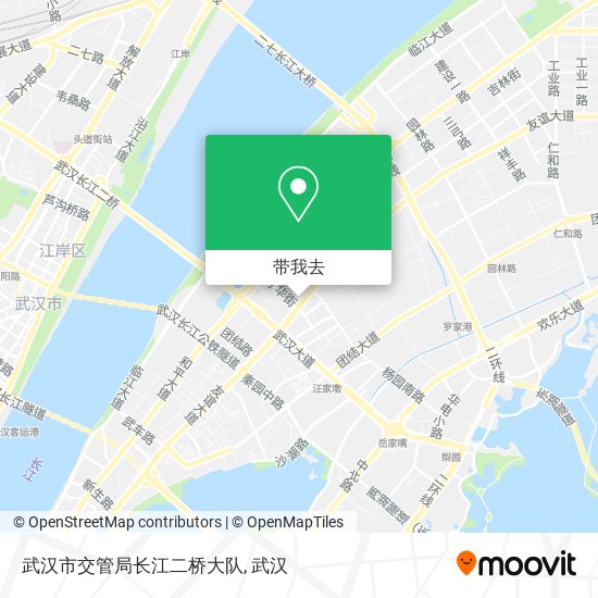 武汉市交管局长江二桥大队地图