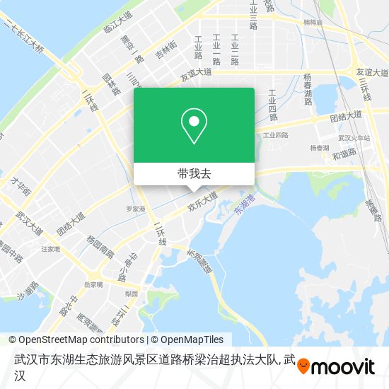 武汉市东湖生态旅游风景区道路桥梁治超执法大队地图