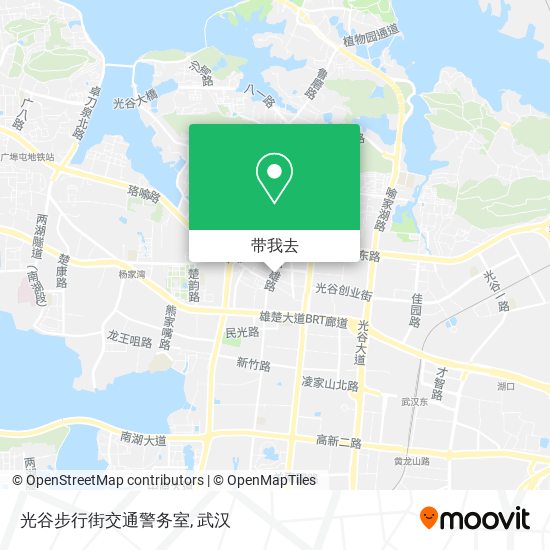 光谷步行街交通警务室地图