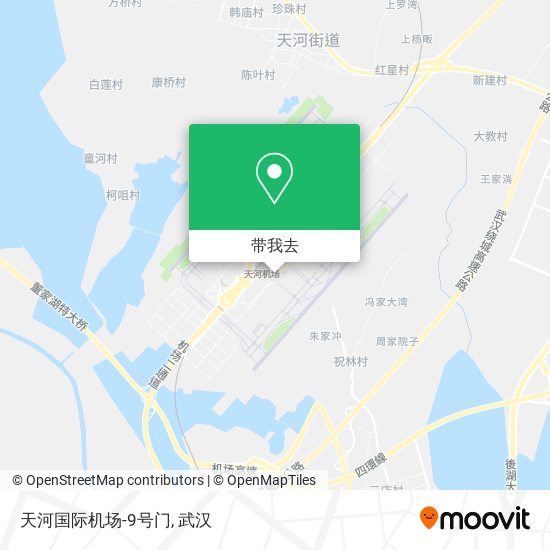 天河国际机场-9号门地图