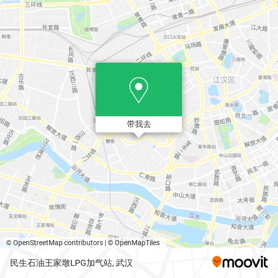 民生石油王家墩LPG加气站地图