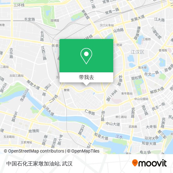 中国石化王家墩加油站地图