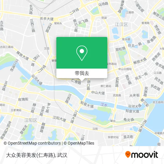大众美容美发(仁寿路)地图