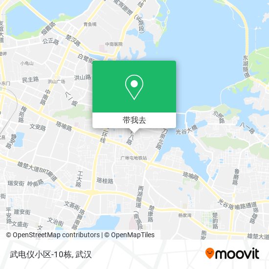 武电仪小区-10栋地图