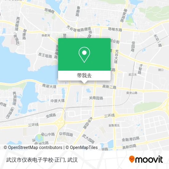 武汉市仪表电子学校-正门地图