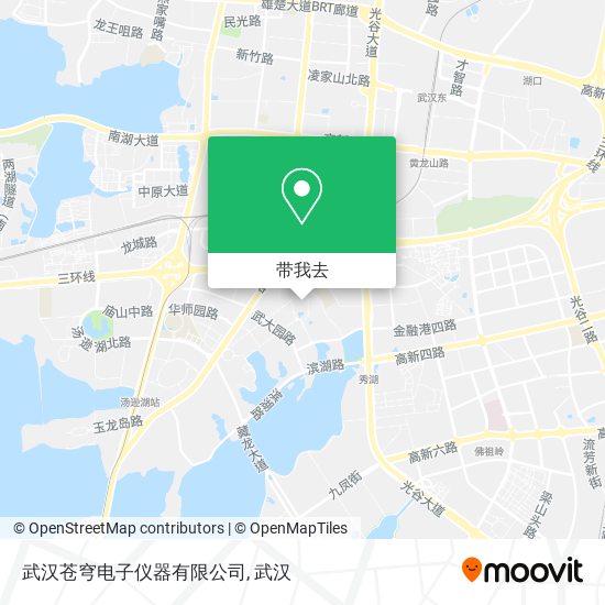 武汉苍穹电子仪器有限公司地图