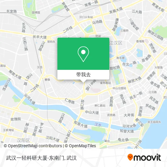 武汉一轻科研大厦-东南门地图