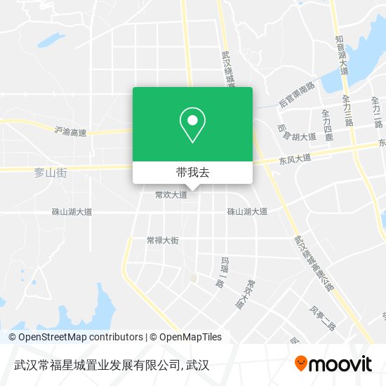 武汉常福星城置业发展有限公司地图