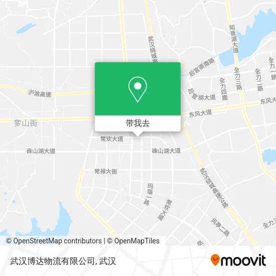 武汉博达物流有限公司地图