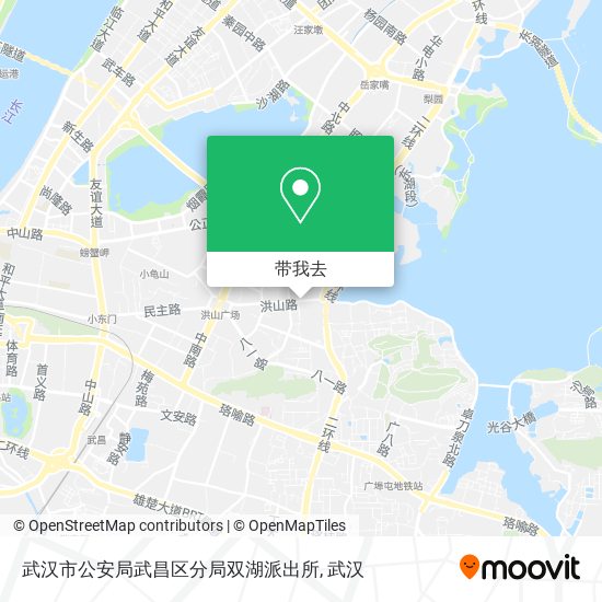 武汉市公安局武昌区分局双湖派出所地图