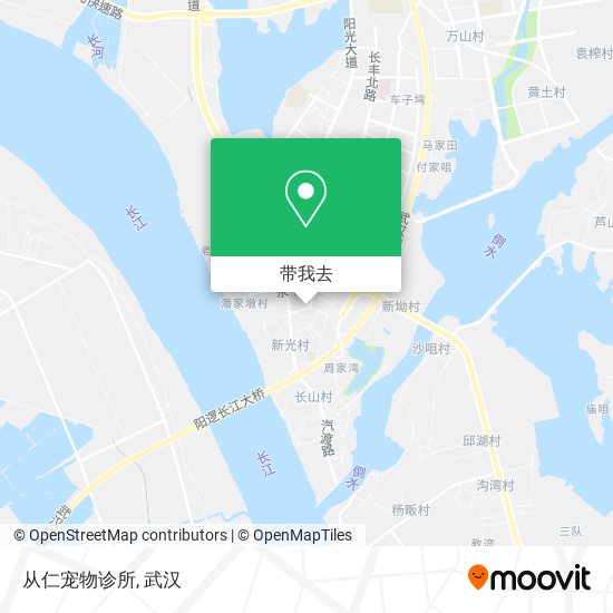 从仁宠物诊所地图