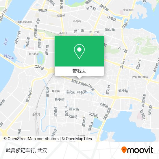 武昌侯记车行地图