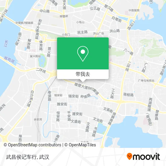 武昌侯记车行地图