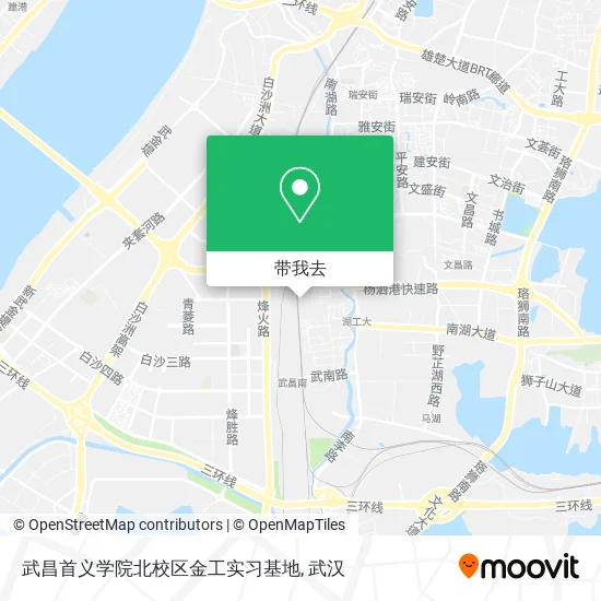 武昌首义学院北校区金工实习基地地图