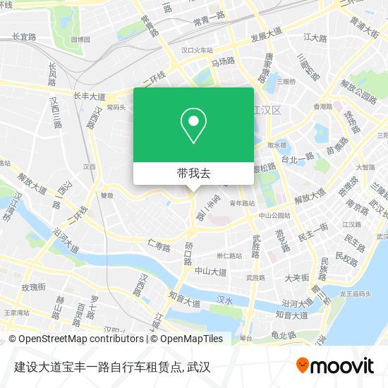 建设大道宝丰一路自行车租赁点地图