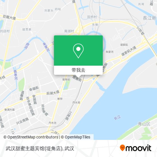 武汉甜蜜主题宾馆(堤角店)地图