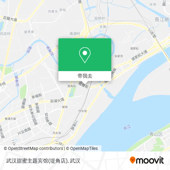武汉甜蜜主题宾馆(堤角店)地图