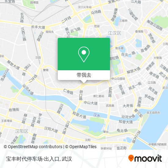 宝丰时代停车场-出入口地图