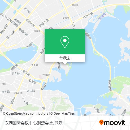 东湖国际会议中心荆楚会堂地图